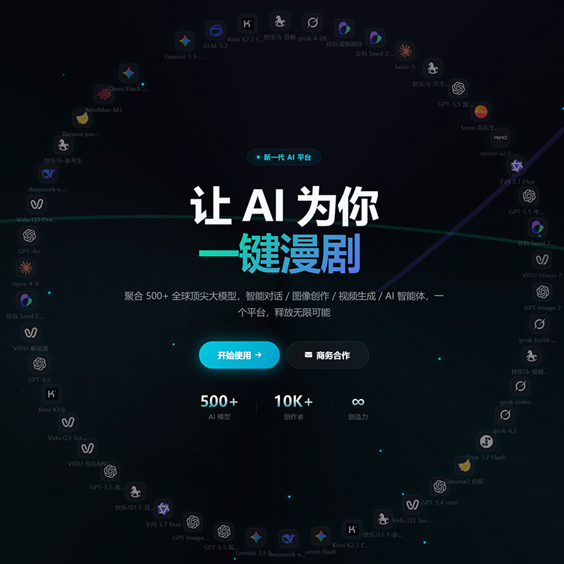 AIGC方形商业素材图